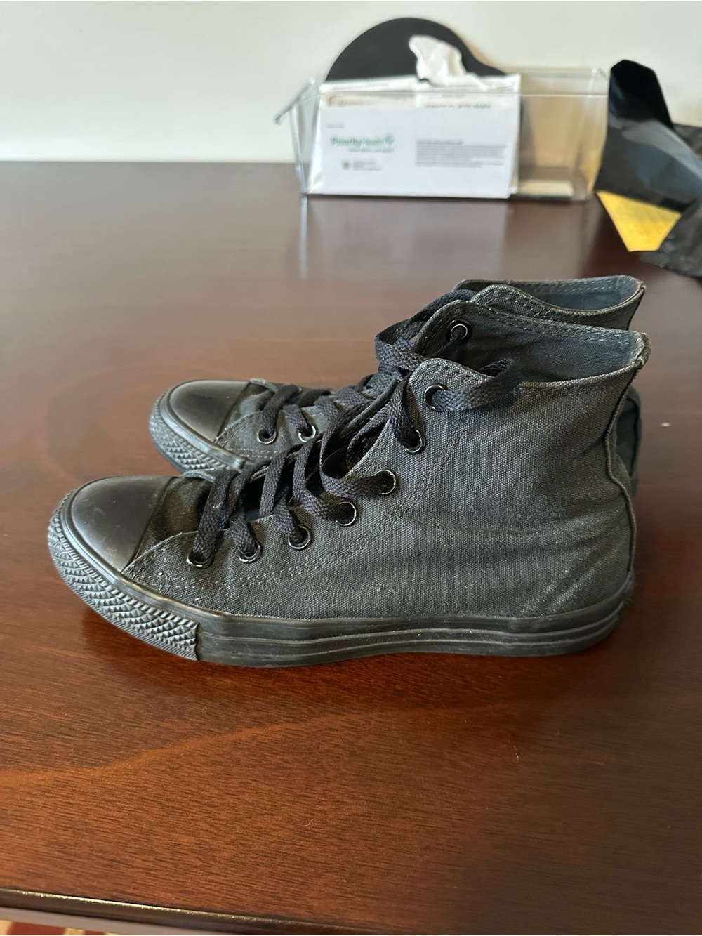 Converse Black High-Top Sneakers - Picture 2 of 4